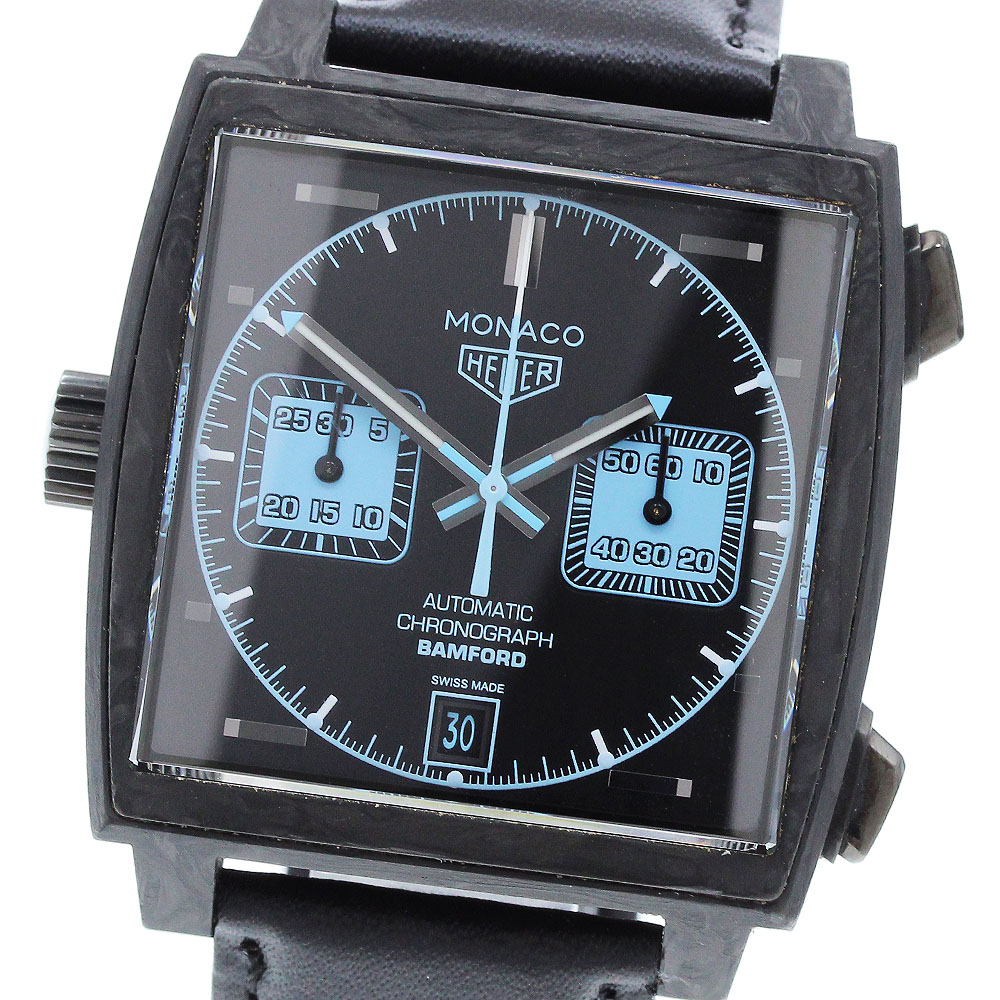 タグホイヤー TAG HEUER CAW2190 モナコ バンフォードカスタム キャリバー11 世界限定500本 自動巻き メンズ 良品 箱・保証書付き_898190