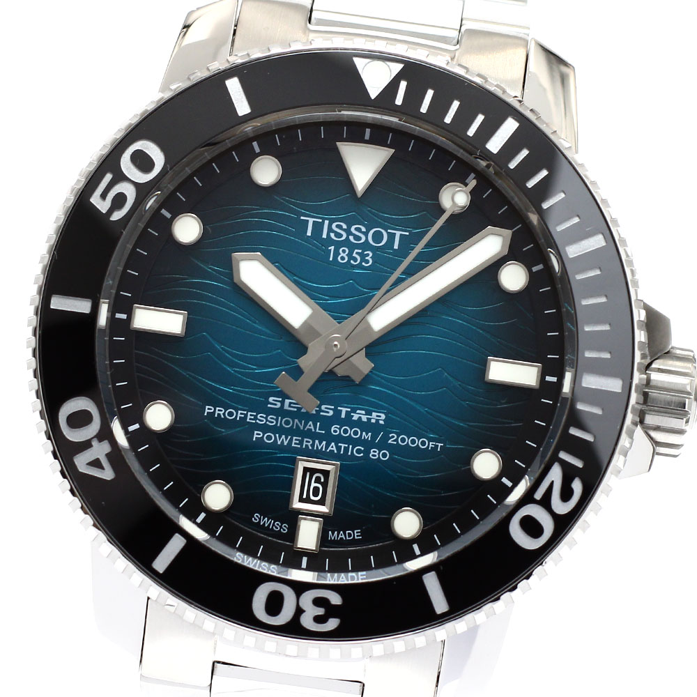 ティソ TISSOT T120.607.11.041.00 シースター 2000 プロフェッショナル デイト 自動巻き メンズ 美品 箱・保証書付き_914824