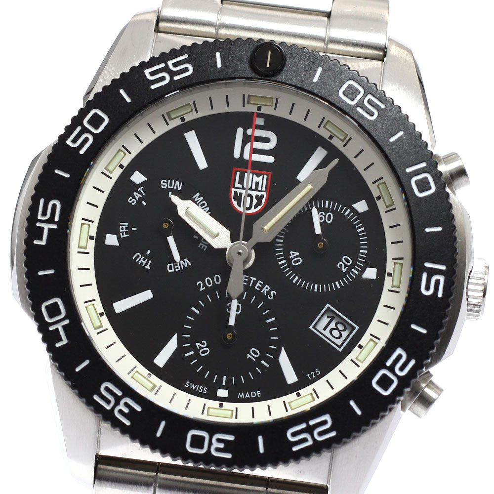 ルミノックス LUMINOX 3141 パシフィックダイバー3140シリーズ デイデイト クォーツ メンズ 箱・保証書付き_919334