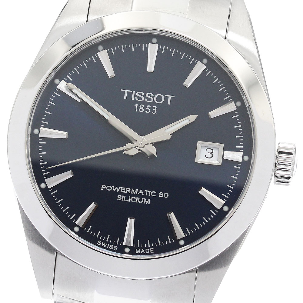 ティソ TISSOT T127407 ジェントルマン パワーマティック80 自動巻き メンズ 極美品 箱・保証書付き_921596