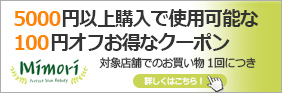 5000円以上購入で100円OFF