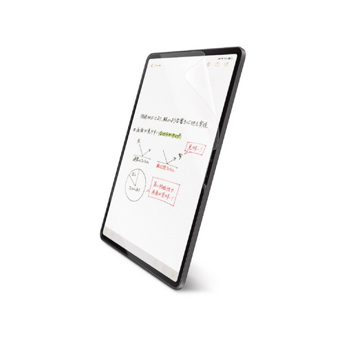 対応機種：13インチi Pad Pro(M4) 。セット内容：画面保護フィルム(紙心地・反射防止・文字用・なめらかタイプ)×1、ホコリ取りシール×1、クリーニングクロス×1、ヘラ×1 。