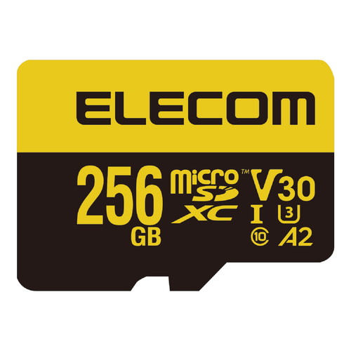 マイクロSDカード micro SDXC 256GB Class10 UHS-I U3 V30 読込最大90MB/s 防水 IPX7 SD変換アダプター付