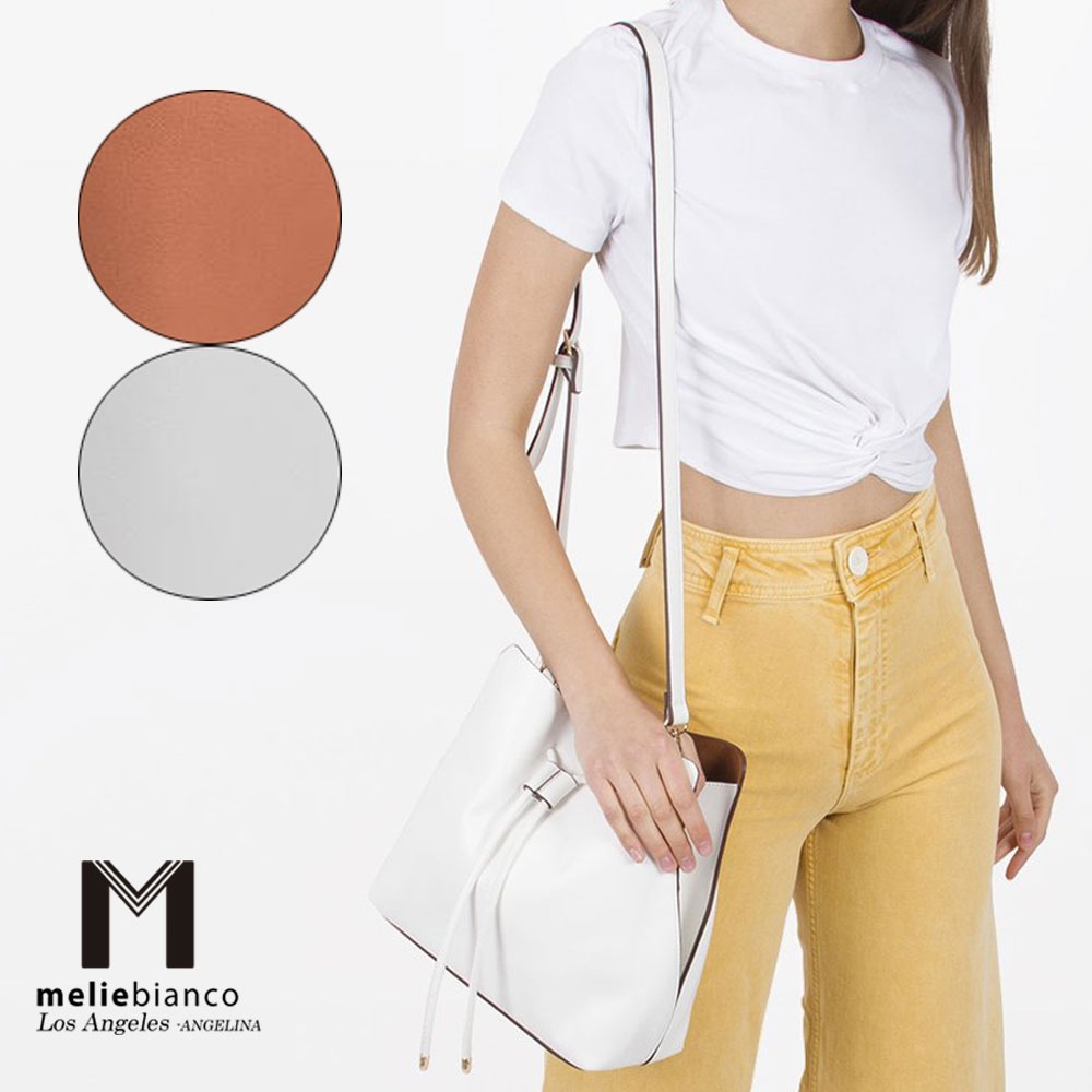 限定品 Melie Bianco（メリービアンコ）TM5702 Leia Victoria's Secre Free People提携掲載 レディース 大人 クラッチ バイカラー ショ