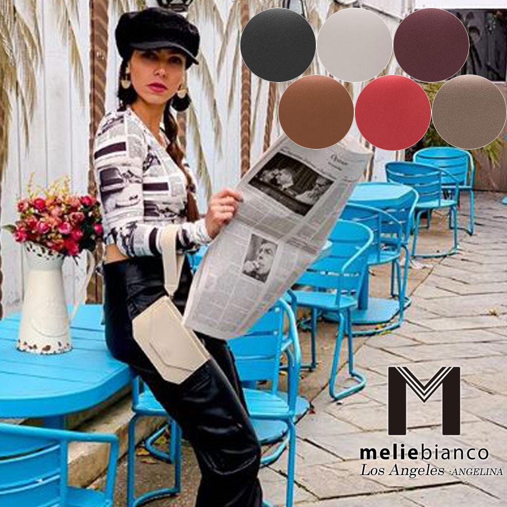限定品 Melie Bianco（メリービアンコ）AM6012 LOTTIE ASOS掲載 携帯 ハンドストラップヴィーガンレザー ショルダー ビーガン カードケー