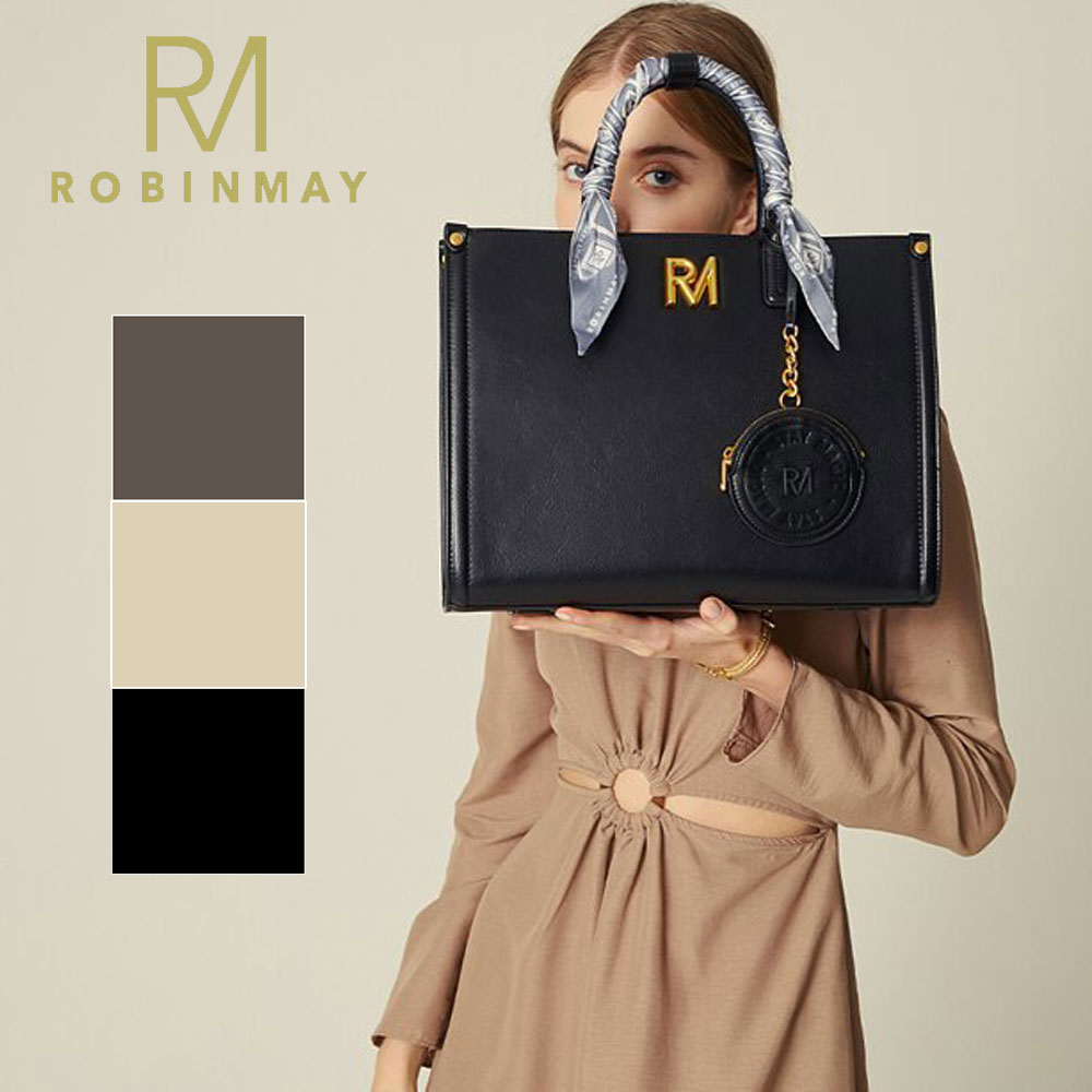 保証付 返品OK 正規品 ROBINMAY ロビンメイ B165 2 in 1 Lady VIS Hangbag レディース トートバッグ 大きめ A4 ショルダー ポーチ付