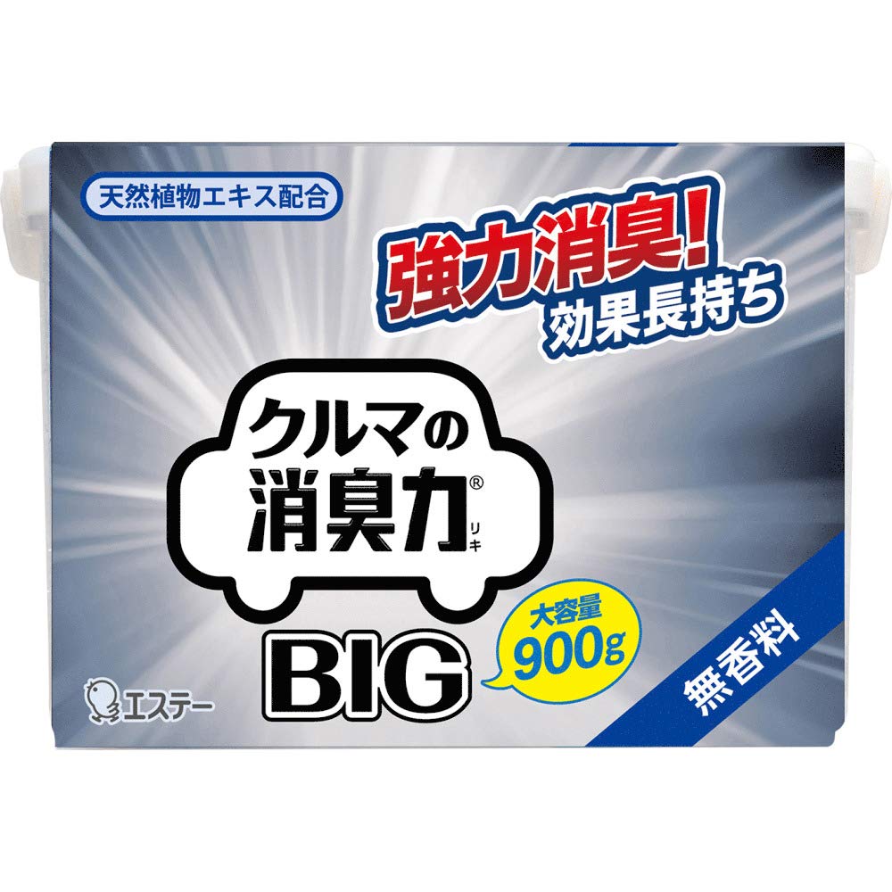 エステー クルマの消臭力 BIG 無香料 大容量900g 送料無料