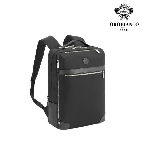 【Orobianco】92968 ソロペルテ ビジネスリュック 通勤 普段使い 使いやすい 大容量 カジュアル シンプル 牛革 メンズ プレゼント ギフト