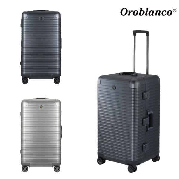 【Orobianco】93144 モヴェンツァ スーツケース 98L 7-10泊 キャリーケース 大容量 出張 旅行 宿泊 ラゲージタグ ユニセックス プレゼン
