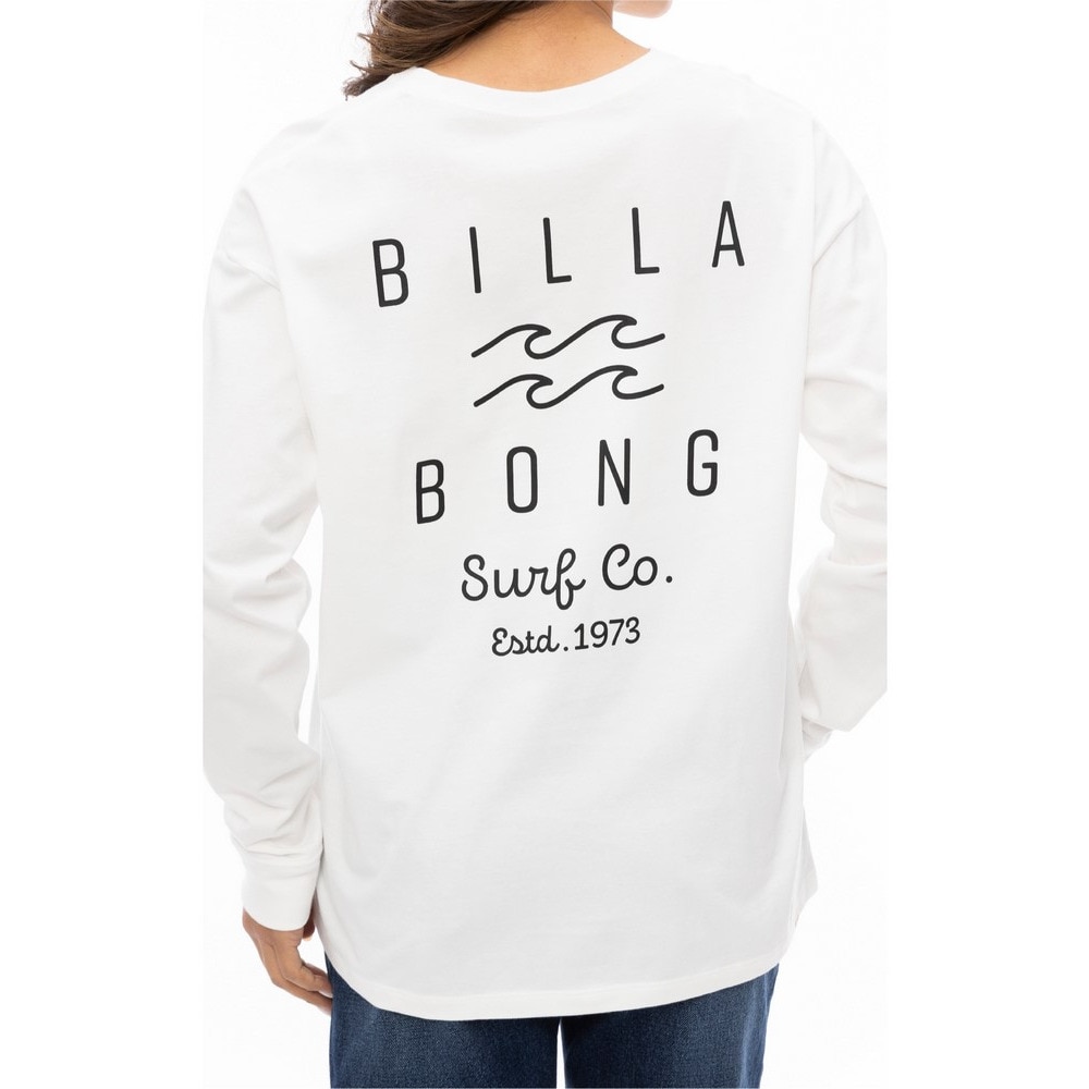 ＢＩＬＬＡＢＯＮＧ ＳＯＦＴ ＣＬＥＡＮ ＬＯＧＯ ＬＯＯＳＥ ＬＳ ＴＥＥ スポーツカジュアル レディスカットソー BE014051SCS