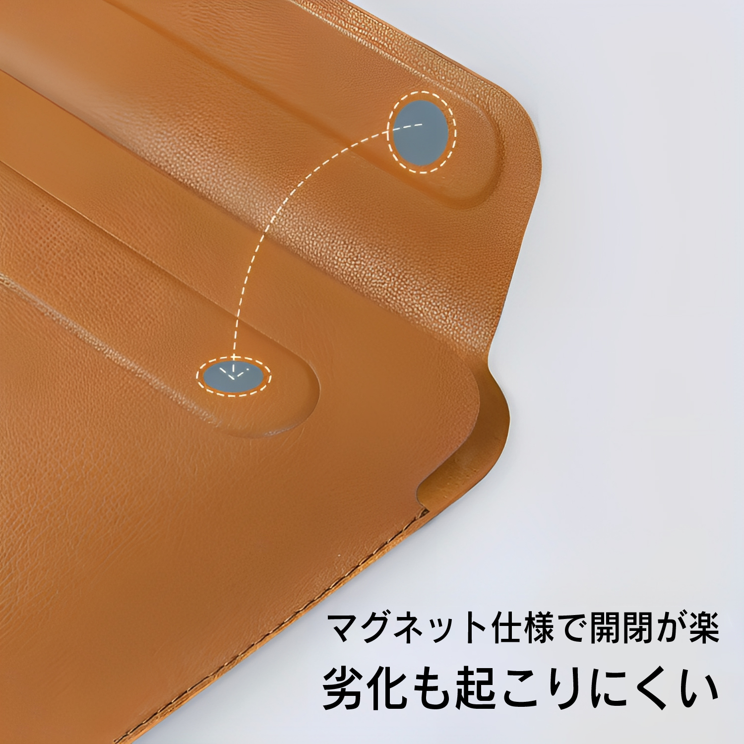 防水軽量ノートパソコンケース15インチ以内 laptopケース パソコンバッグ 高撥水加工 兼用マウスパット グレー オレンジ：[VETESA