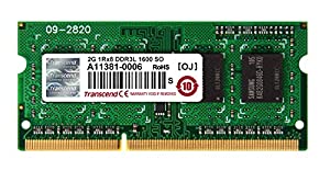 (中古品)Transcend ノートPC用メモリ PC3L-12800 DDR3L 1600 2GB 1.35V (低電圧) - 1.5V 両対応 204pin SO-DIMM TS256MSK64W
