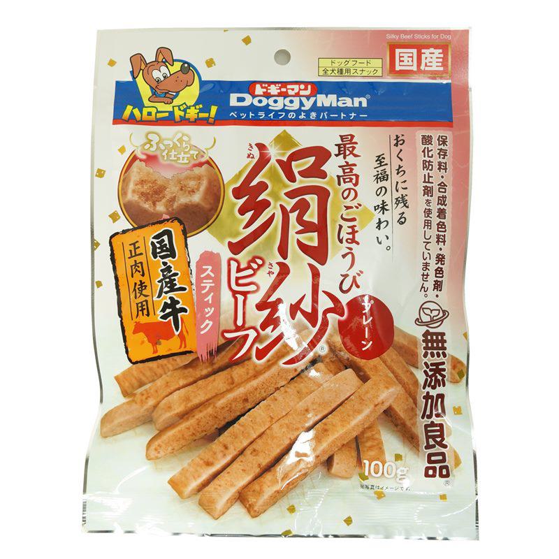 商品名:絹紗ビーフスティックプレーン商品コード:4976555823363規格:100g濃濃厚な牛肉の旨みとコクがおくちいっぱいに広がる、至福の味わい濃厚な牛肉の旨みがおくちいっぱいに広がる、至福の味