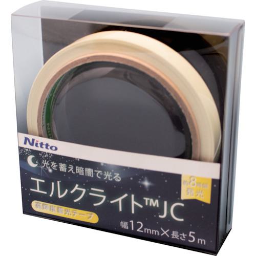 《メーカー》 日東エルマテリアル（株） 《品番》 NB-1205C 《特長》 ●防災用途に開発されたテープです。 ●蛍光灯や太陽光などの光を蓄えて、暗闇で発光する事で目印となります。 ●マイナス20℃