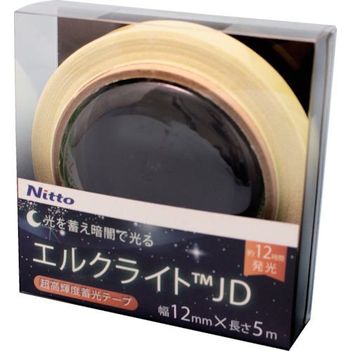《メーカー》 日東エルマテリアル（株） 《品番》 NB-1205D 《特長》 ●防災用途に開発されたテープです。 ●蛍光灯や太陽光などの光を蓄えて、暗闇で発光する事で目印となります。 ●マイナス20℃