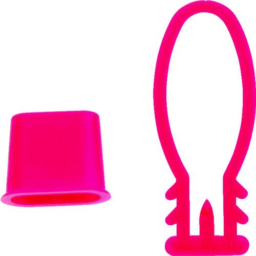 《メーカー》 トラスコ中山（株） 《品番》 BET-R-10 《特長》 ●みかん用のネットの留め具として。 《用途》 《仕様》 ●幅(mm):21 ●長さ(mm):50 ●色:赤 《仕様２》 《原産国
