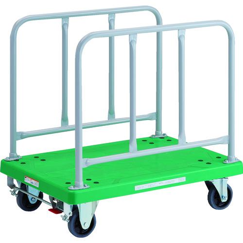 《メーカー》 トラスコ中山（株） 《品番》 TP-910S 《特長》 ●両サイドのハンドルにより長尺物を運搬できます。 ●堅牢なリブ構造で耐久性に優れた樹脂台車です。 ●再生ポリプロピレン樹脂を使用し