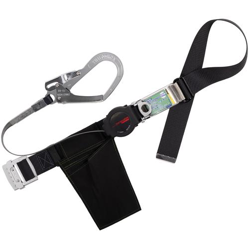 《メーカー》 藤井電工（株） 《品番》 TB-ORN-599-BLK-L-BP 《特長》 ●ランヤードは織ロープの引き出しから巻取りまでの操作を片手で行えるワンハンドリトラ仕様です。 ●スチール製のフ