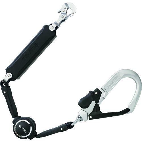 《メーカー》 （株）ＴＪＭデザイン 《品番》 A1ER150-L6 《特長》 ●作業の邪魔にならない両側巻取式を採用した超小型巻取式（ロック機能なし）です。 ●シングルL6ランヤードです。 ●ランヤー