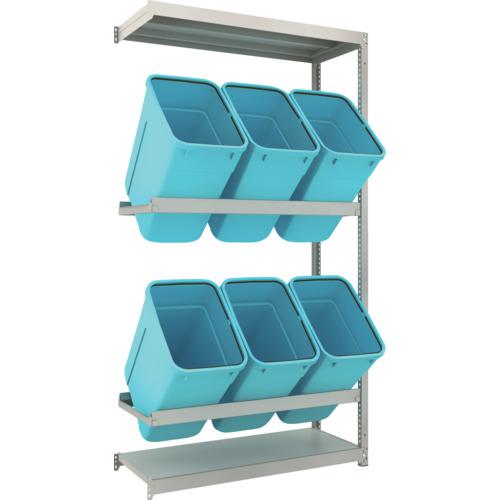《メーカー》 トラスコ中山（株） 《品番》 M1.5-7442D2B 《特長》 ●エコペールを2段に分けて設置するので、スペースを有効に利用できます。 ●エコペール受けは中棚受けと一緒にボルトで締める