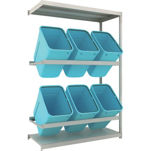 《メーカー》 トラスコ中山（株） 《品番》 M1.5-7562D2B 《特長》 ●エコペールを2段に分けて設置するので、スペースを有効に利用できます。 ●エコペール受けは中棚受けと一緒にボルトで締める