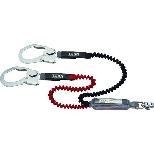 《メーカー》 サンコー（株） 《品番》 HL-ERW-130 《特長》 ●ゴム芯入りの伸縮性ランヤードです。 ●縫製部はTITANロゴ付の保護カバーで守られています。 《用途》 ●建設・土木・造船・橋