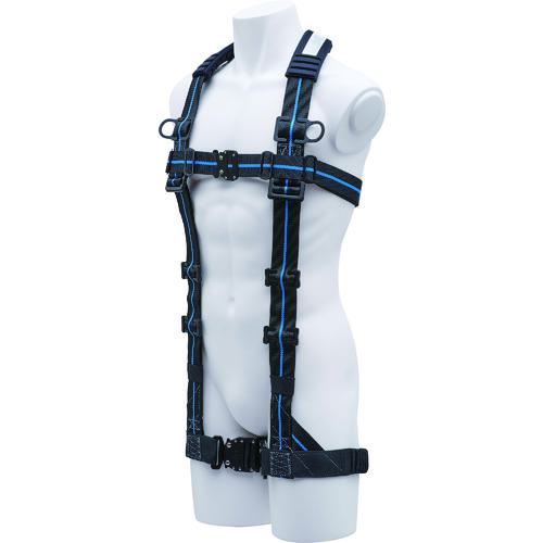 《メーカー》 （株）基陽 《品番》 FIPGBL-L2 《特長》 ●Ｉ型じゃばらストレッチフルハーネスです。 ●伸縮機能で体の自由度が高い構造です。 ●大型肩パッドを標準装備しています。 ●長さ調節金