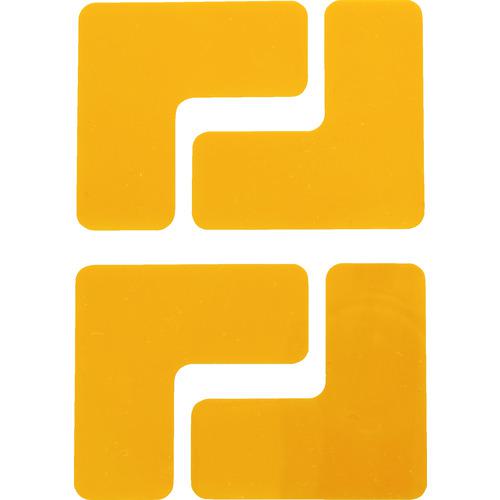 《メーカー》 トラスコ中山（株） 《品番》 DFSL-S-Y 《特長》 ●必要数分を購入可能にした1シート入りの商品です。 ●丈夫なフィルムと強力な粘着剤で破れや剥がれが少なく、取り換えの際には剥がし