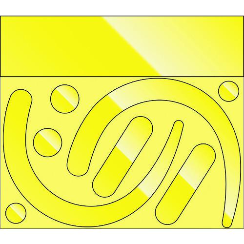 《メーカー》 ユニット（株） 《品番》 335-32Y 《特長》 ●蛍光反射でよく目立ち、墜落制止用器具（安全帯）の使用確認が遠くからでも容易になります。 ● フック部の両面とロープ部に貼付けるので、