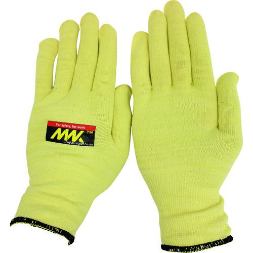 《メーカー》 おたふく手袋（株） 《品番》 MWK-912-L 《特長》 ●アラミドとステンレスワイヤーを編み込み進化した耐切創アラミド手袋「MWK」です。 ●アラミド100%だけでは発揮できなかった