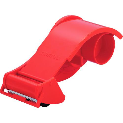 《メーカー》 トラスコ中山（株） 《品番》 TC-2350 《特長》 ●カッター部分はセーフティーカバー機能付で安全です。 ●持ち運びに便利なベルトフック付です。 ●OPPテープに使用できます。 《用