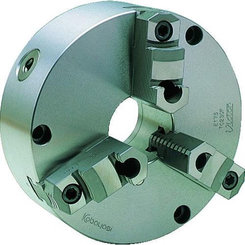 《メーカー》 小林鉄工（株） 《品番》 TC110F 《特長》 ●硬爪も生爪も使え汎用性があり高精度です。 ●前面取り付けにより旋盤・割出台に簡単に装着できます。 《用途》 ●主に旋盤での加工に。 《
