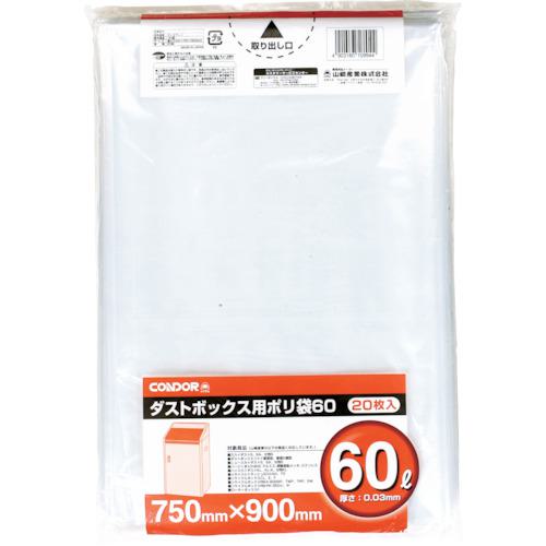 《メーカー》 山崎産業（株） 《品番》 DP-60 《特長》 ●ダストボックス用ポリ袋です。 ●容量に合わせてお使いください。 《用途》 《仕様》 ●縦(mm):900 ●横(mm):750 《仕様２
