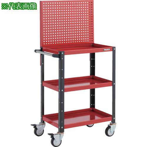 《メーカー》 トラスコ中山（株） 《品番》 BDW-P963U-RBK 《特長》 ●車輪と共に車軸もロックするダブルロック仕様のキャスターです。 ●アングル支柱に突起を出し、棚板を固定することにより縦