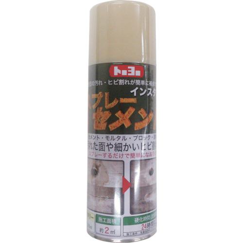 《メーカー》 トーヨーマテラン（株） 《品番》 NO105272 《特長》 ●ひび割れ補修が簡単にできる、画期的なスプレー式セメントです。 ●吹きつけるだけで簡単に施工できます。 《用途》 ●玄関周り