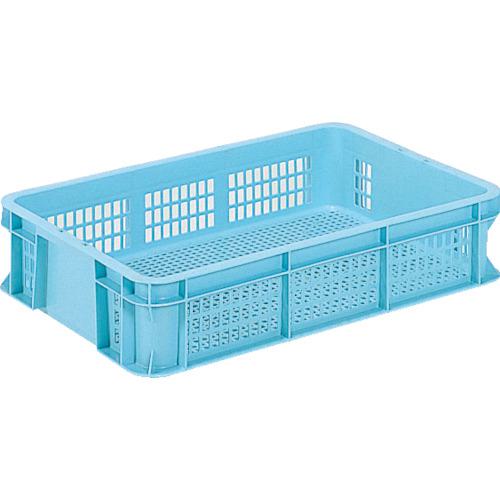 《メーカー》 三甲（株） 《品番》 SK-B18-4-BL 《特長》 ●全面網目のスタッキングタイプです。 《用途》 《仕様》 ●容量(L):29.9 ●色:ライトブルー ●外形寸法(mm)間口:62