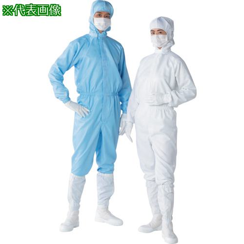 《メーカー》 東洋リントフリー（株） 《品番》 FL1403-01-LL 《特長》 ●製薬・食品業界で嫌われる衿元マジックテープを脱落防止ホック仕様にし、ペン差し、名札・腕章用ループを取り除いた異物混