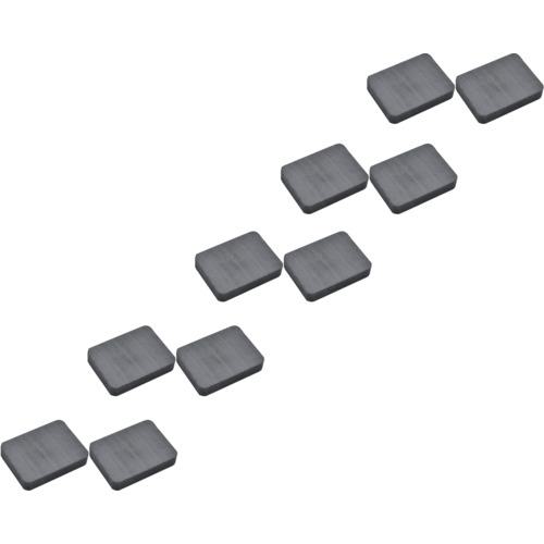 《メーカー》 トラスコ中山（株） 《品番》 TF25K-10P 《特長》 ●10個で1パックのお買い得品番です。 ●保磁力が高いので減磁がありません。 ●耐食性に優れ、平面的な形状に適しています。 《