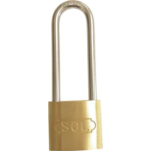 《メーカー》 清水（株） 《品番》 2500SSD40L 《特長》 ●ツル部をステンレス（SUS304）にし強度を増しています。 ●複数の施錠箇所を管理できる同一鍵タイプです。 ●本体は真鍮製で、より