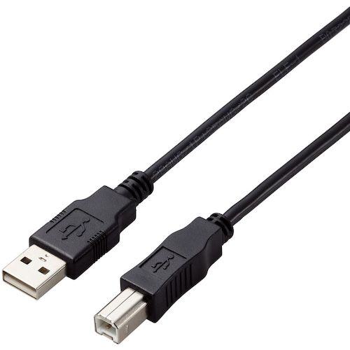 《メーカー》 エレコム（株） 《品番》 U2C-AB20BK/ID 《特長》 ●UL規格に対応し、部材固定とともに長期供給を実現したUSB2.0-A - USB2.0-Bケーブルです。 《用途》 ●周