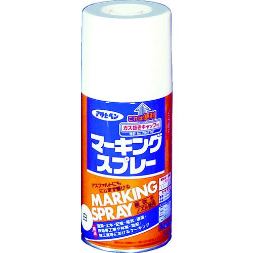 《メーカー》 （株）アサヒペン 《品番》 559012 《特長》 ●細吹きスプレーなので、マーキングや文字書きがきれいにできます。 ●約5〜15cmの距離から吹きつけることができます。 ●アスファルト