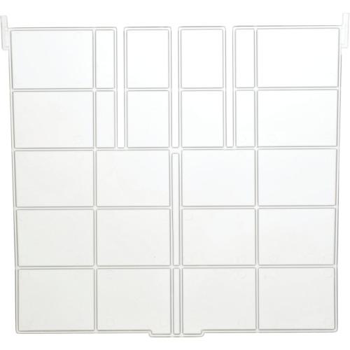 《メーカー》 トラスコ中山（株） 《品番》 F-21STM 《特長》 ●仕切板を使用することにより、細かな製品の管理が容易になります。 《用途》 《仕様》 ●適合コンテナ:F-3 ●色:透明 ●幅(m