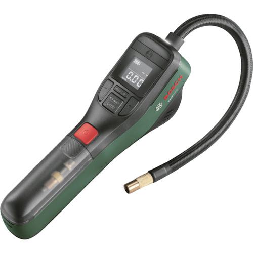 《メーカー》 ボッシュ（株） 《品番》 EASYPUMP 《特長》 ●シンプルかつ軽量で操作性、携帯性に優れたデザインです。 ●自転車・遊具・ボール等の空気入れに最適です ●圧力設定が可能で、適切な圧