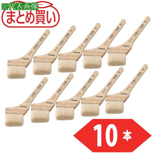《メーカー》 トラスコ中山（株） 《品番》 TPB-423-10P 《特長》 ●仕上げ塗りに最適です。 《用途》 ●油性、ニス用。 《仕様》 ●刷毛幅(mm):70 ●毛丈(mm):35 ●玉厚(mm