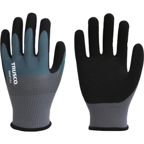 《メーカー》 トラスコ中山（株） 《品番》 RBGF13-XL 《特長》 ●手袋がずれにくいコンプレッションゴムを採用しており、素手感覚のフィット感を実現します。 ●天然ゴムに発泡加工を施し、格段の柔