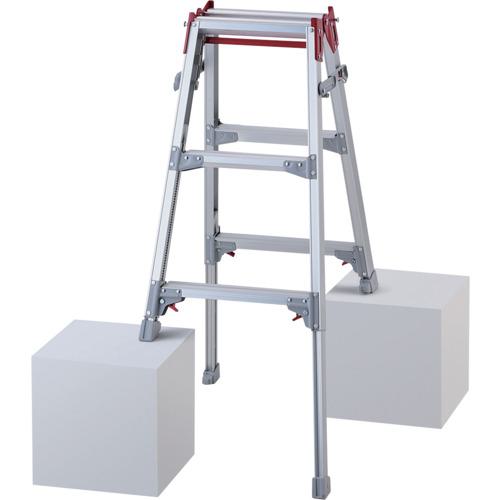 《メーカー》 長谷川工業（株） 《品番》 RYZ-09D 《特長》 ●ワンタッチバーを持ち上げると開き止めが解除され、片手で簡単に閉じることが可能です。 ●脚が4本とも伸縮します（最大31cm）。 ●