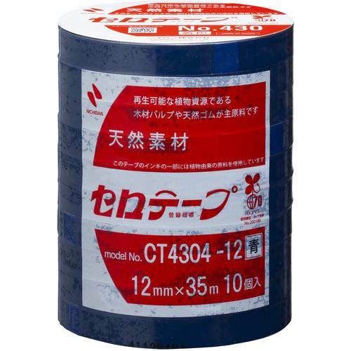 《メーカー》 ニチバン（株） 《品番》 CT4304-12 《特長》 ●セロテープの着色品です。 ●セロテープならではのしなやかさ、使いやすさ、作業性をそのままに、大巻は6色をラインアップしています。