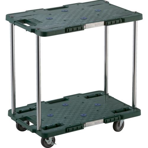 《メーカー》 トラスコ中山（株） 《品番》 MPB-602JS-GN 《特長》 ●荷台は堅牢なリブ構造です。 ●薬品や溶剤にも侵されにくく耐久性に優れています。 ●台上に滑り止め用ゴムが4ヵ所ついてい