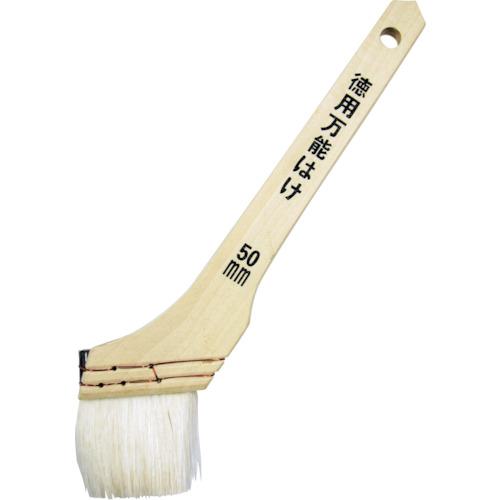 《メーカー》 （株）インダストリーコーワ 《品番》 12858 《特長》 ●とじ式の万能ハケです。 《用途》 ●水性・油性兼用。 《仕様》 ●刷毛幅(mm):50 ●毛丈(mm):38 ●玉厚(mm)