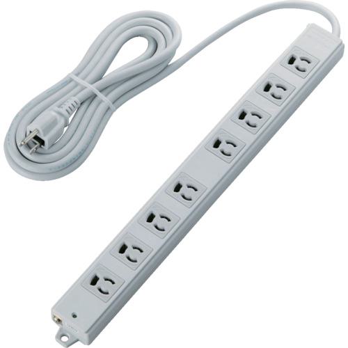 《メーカー》 エレコム（株） 《品番》 T-WRMK3830LG/RS 《特長》 ●熱に強い二重構造ケースを採用した8個口の工事用タップです。 ●雷サージから電子機器を守る高性能雷サージ吸収素子を内蔵